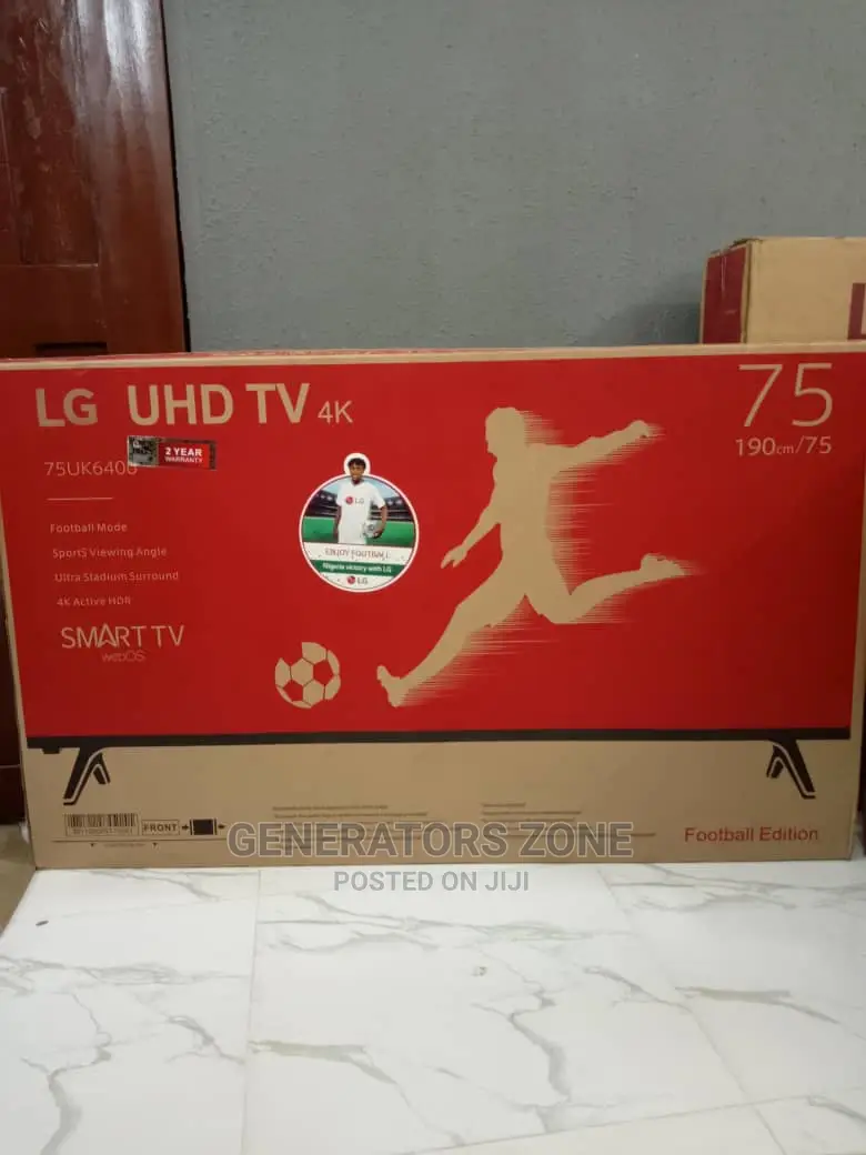 (2 Years Warranty) Lg75" Smart TV With Netflix Uhd/