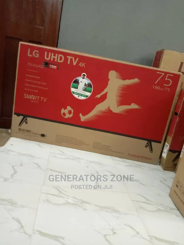 LG 75inches (2 Years Warranty)Smart TV With Netflix