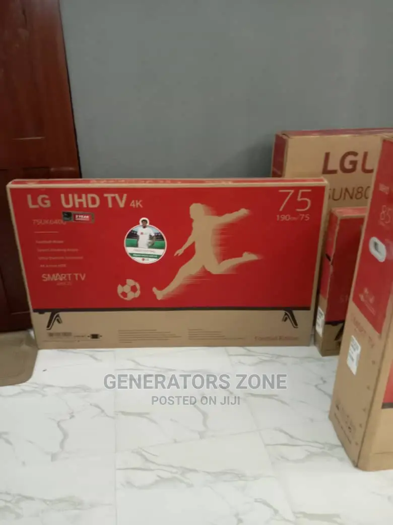LG 75" New Uhd Smart TV With Netflix