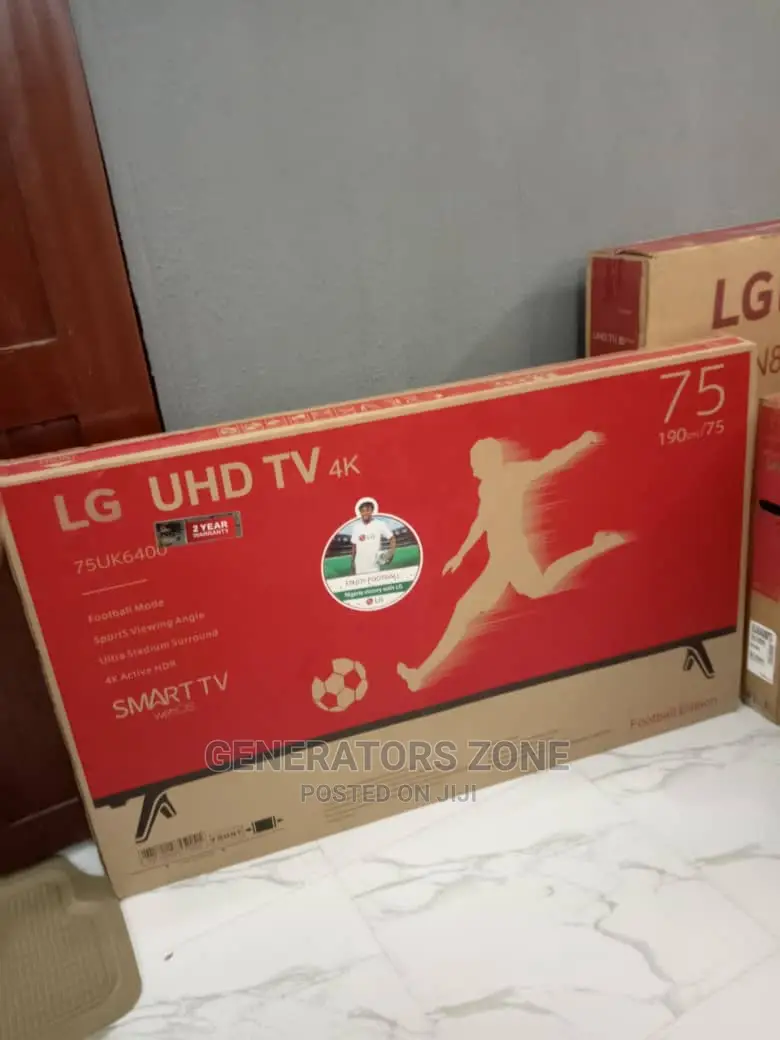 LG Smart TV Uhd/ 75" 2yrs Warranty + Netflix