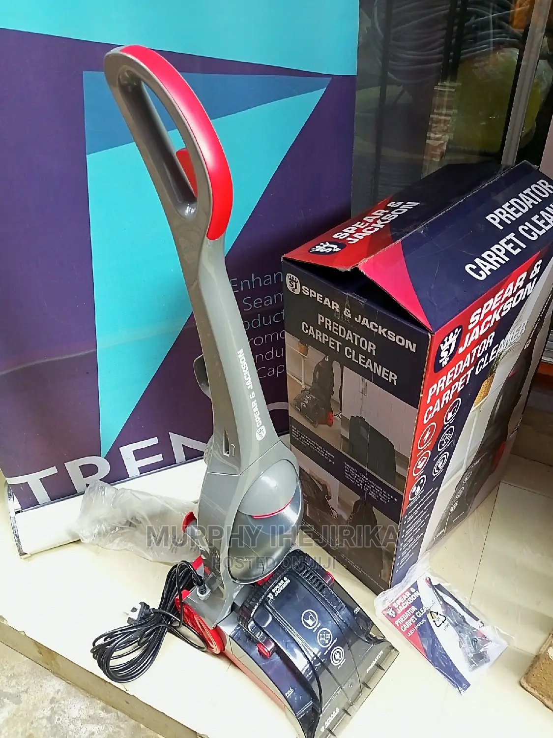 Spear Jackson Predator Upright Carpet Cleaner
