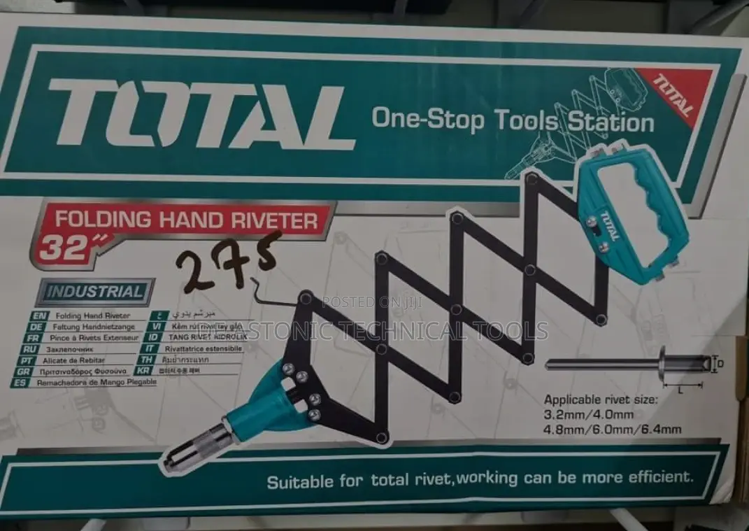 TOTAL Folding Hand Riveter 32"