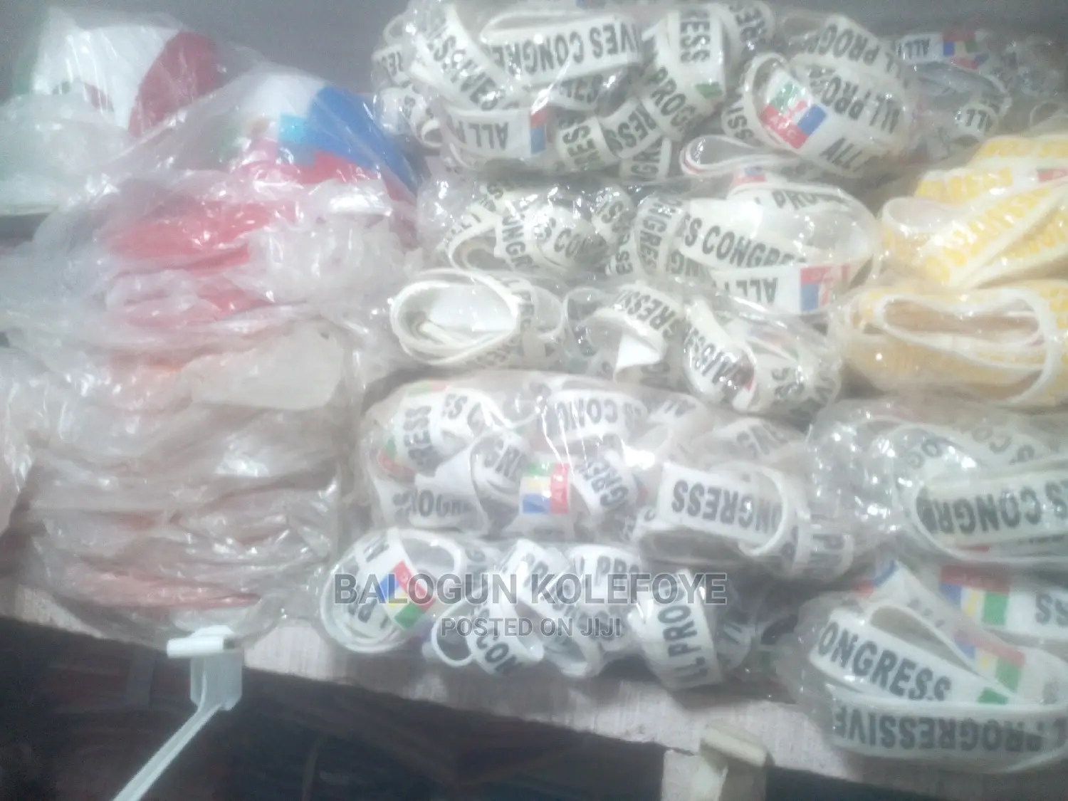 Plain and Customized Wristband for APC PDP Labour Party
