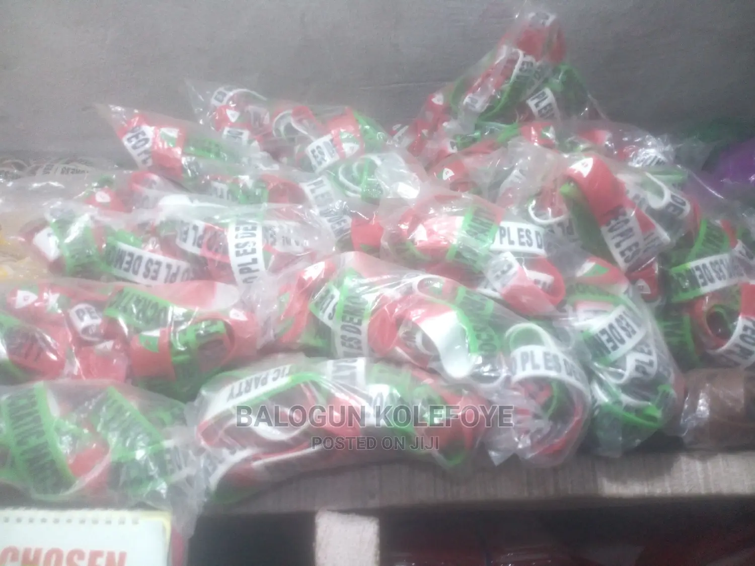 Plain and Customized Wristband for APC PDP Labour Party