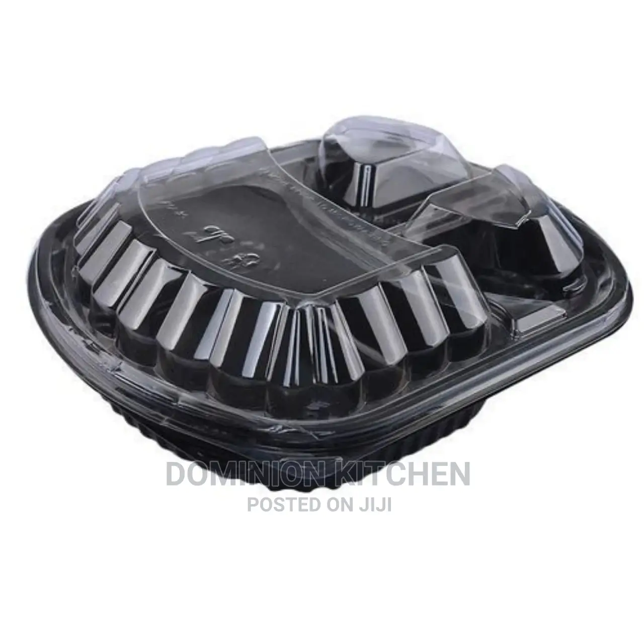 100 Piece Disposable Plastic Bowls With Cover