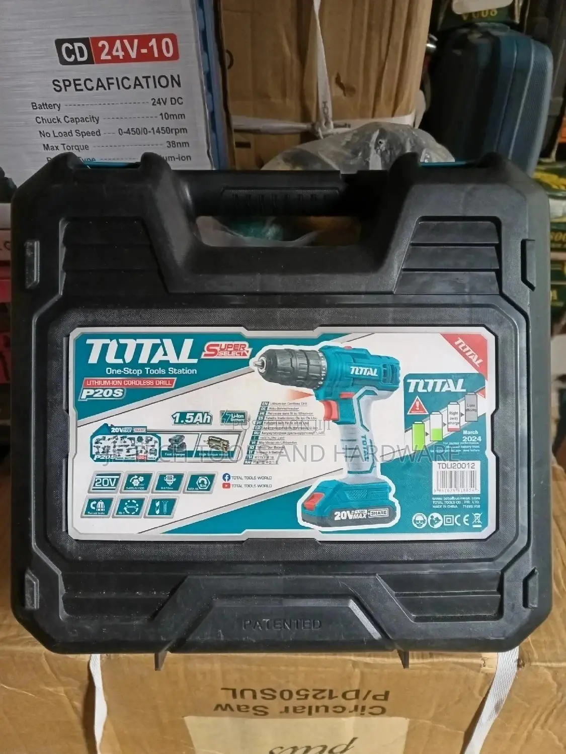 Total Li-on Cordless Drill 20v