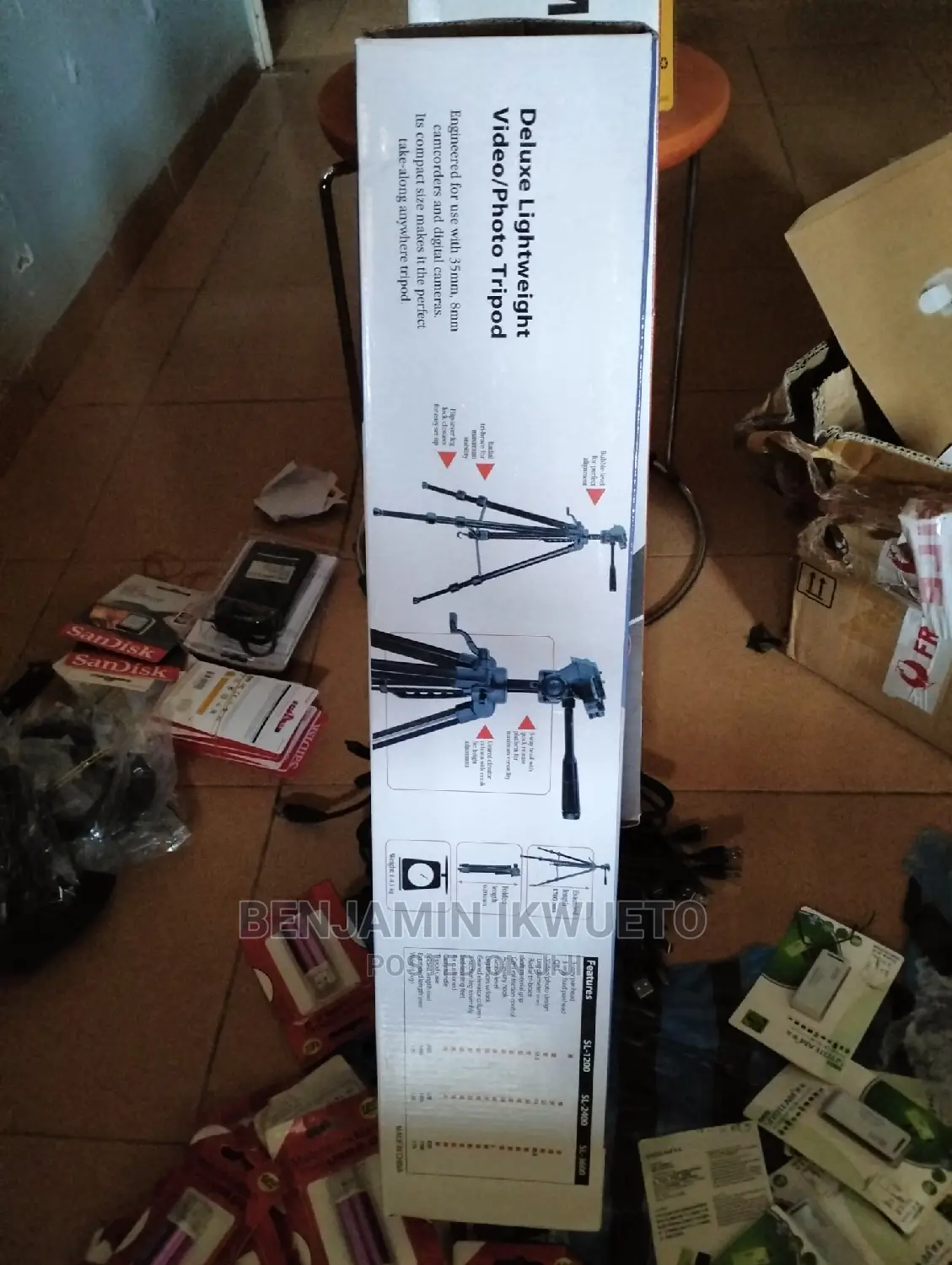 Camera Video Tripod, Light-Weight