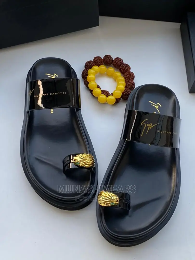 Zanotti Leather Slipers and Sandal