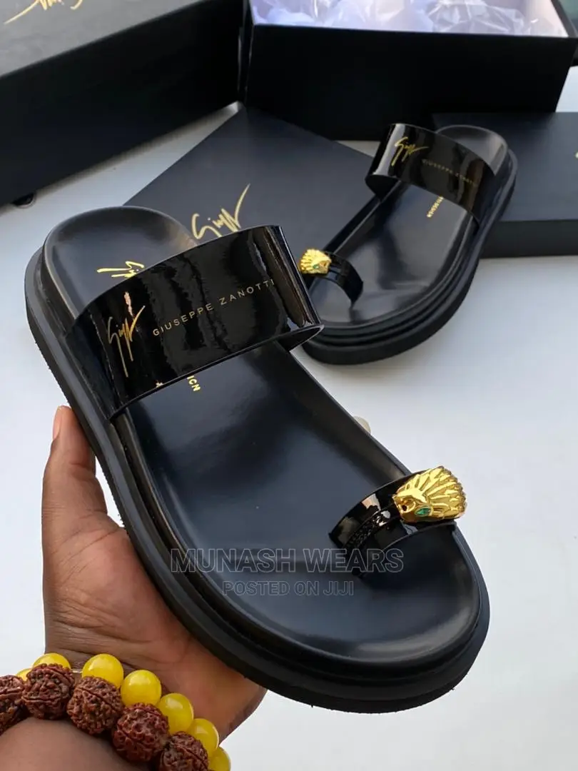 Zanotti Leather Slipers and Sandal