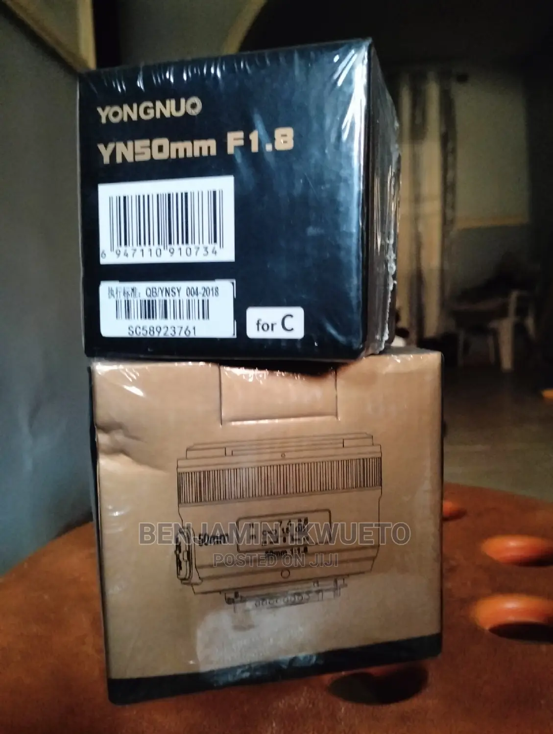 50mm Prime Lens For Canon, F1.8, Yongnuo