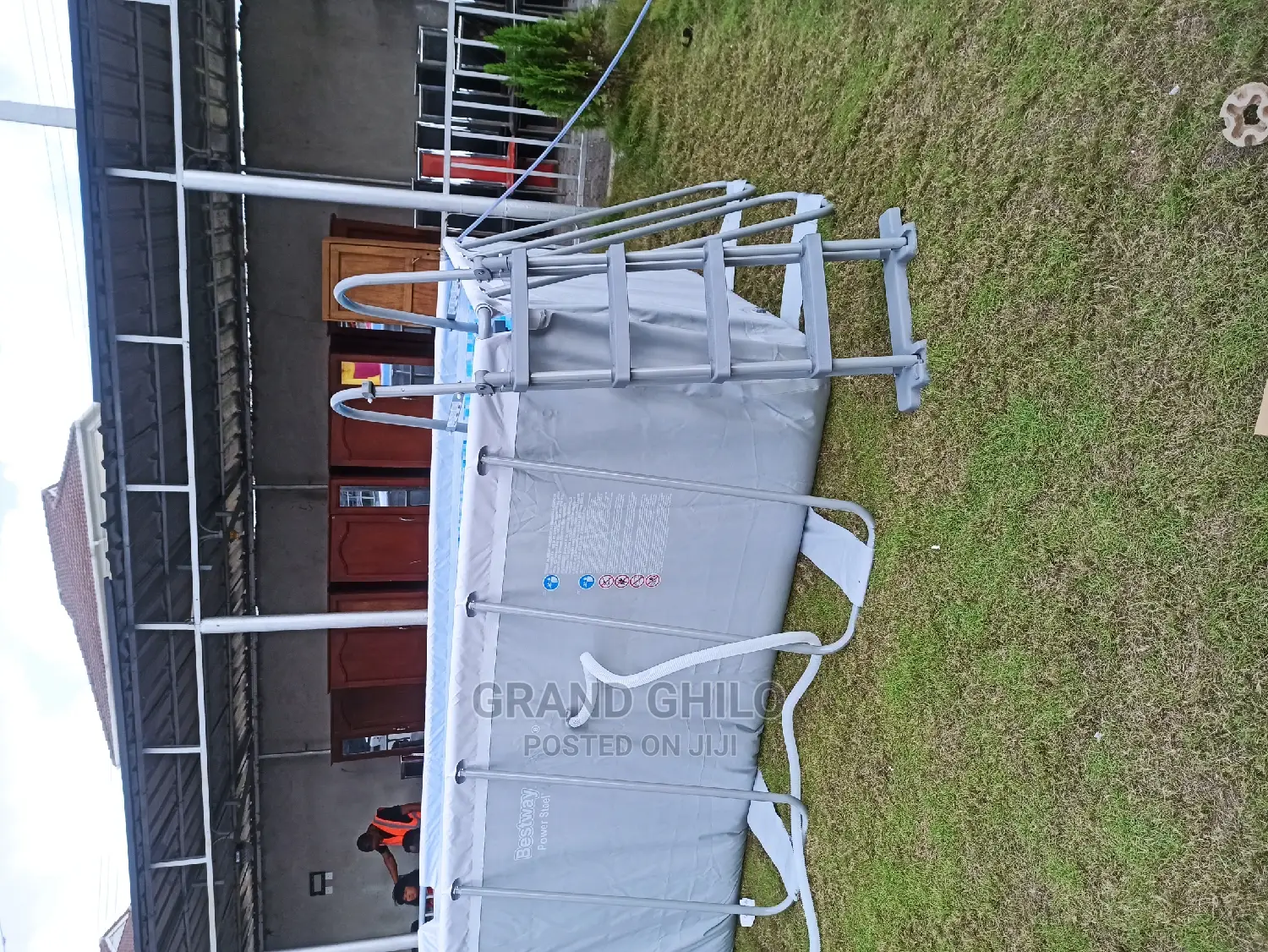Bestway 13ftx6ft Power Steel Rectangular Pool Set