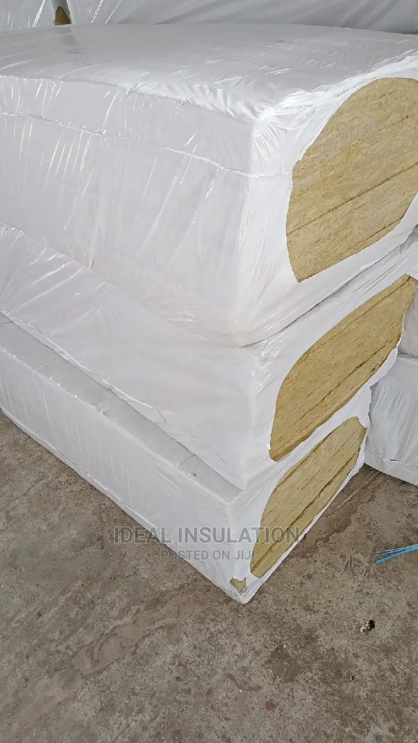 Rockwool Slab Without Foil-1.2mx0.6mx50mm(8pcs in a Bundle)