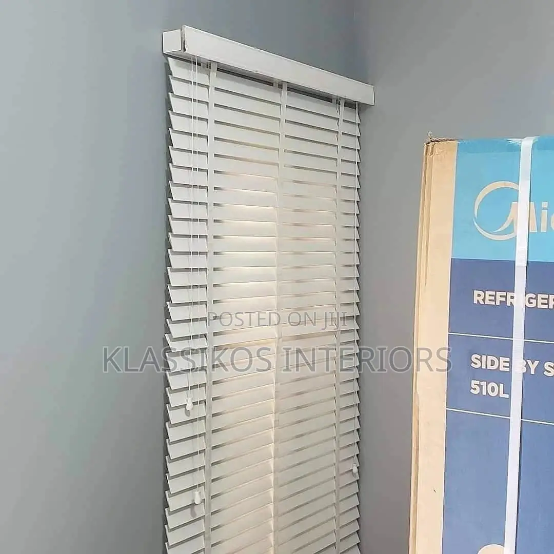 White Wooden Blinds (Free Delivery)