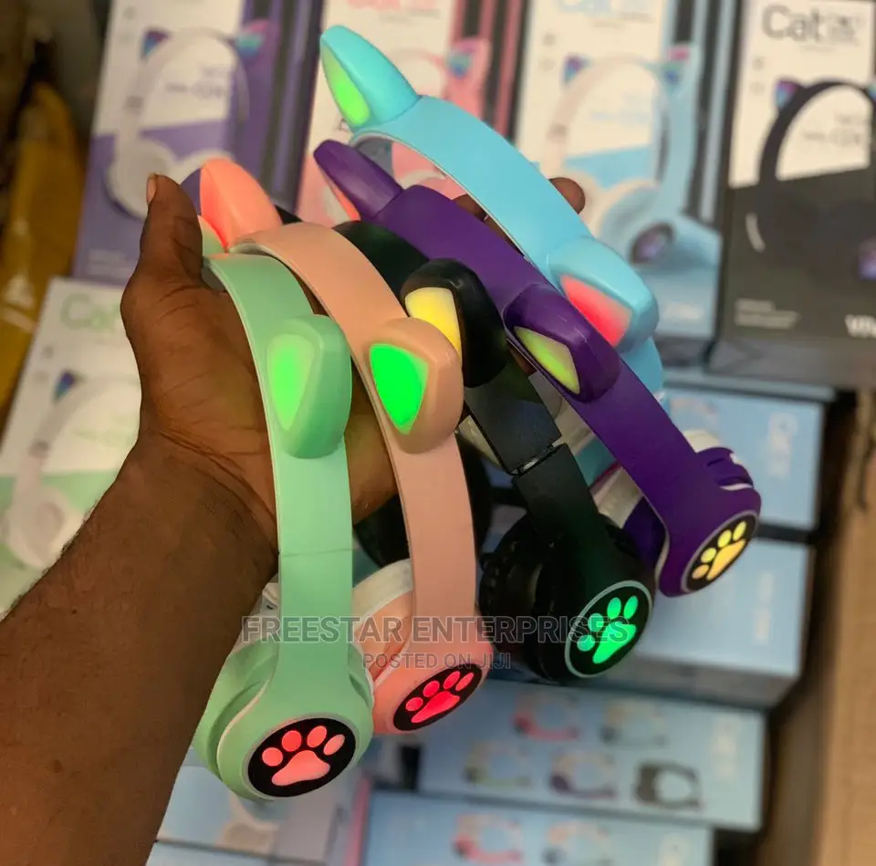 Cat Bluetooth Headphones. Cat Headphones. Cat Viv-23m