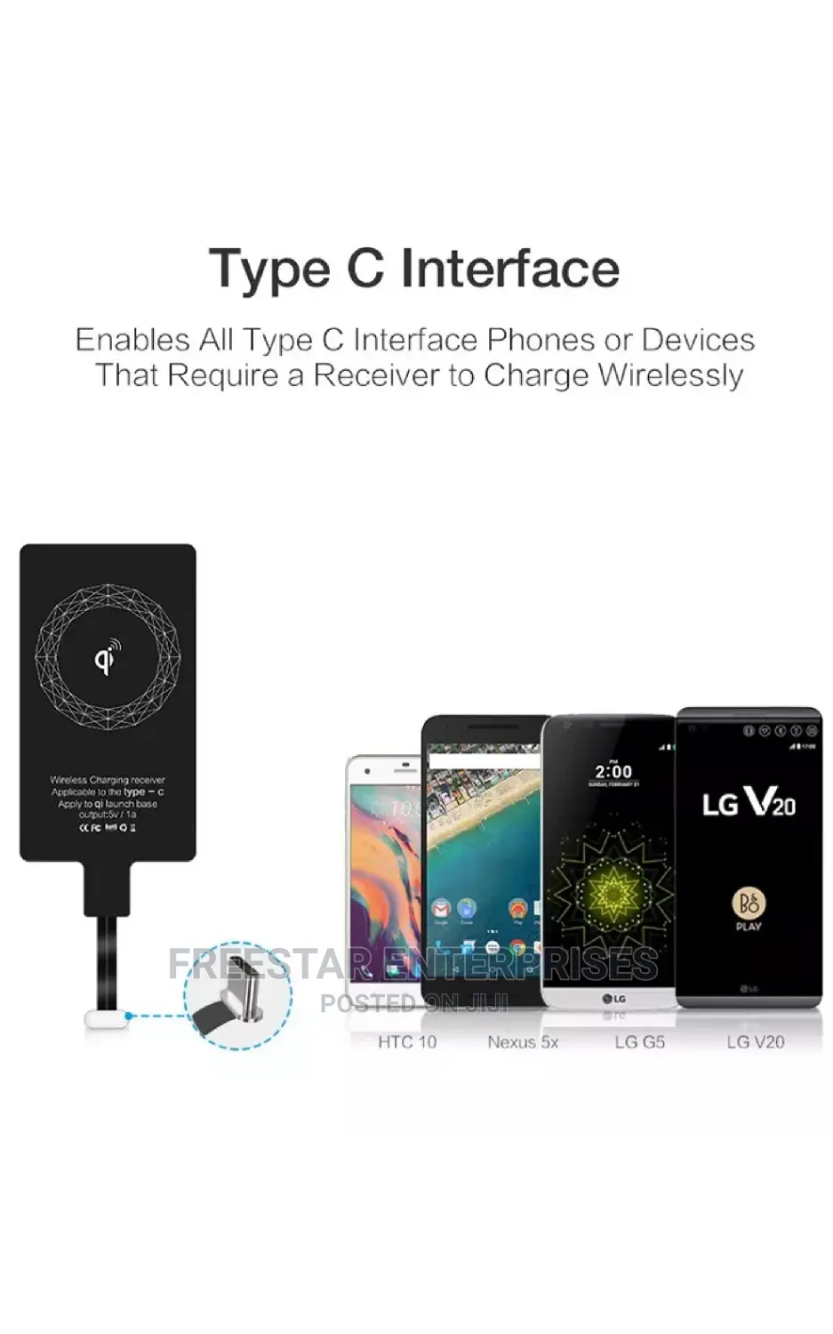 Wireless Charger Adapter. Charge Any Phone Wireless.