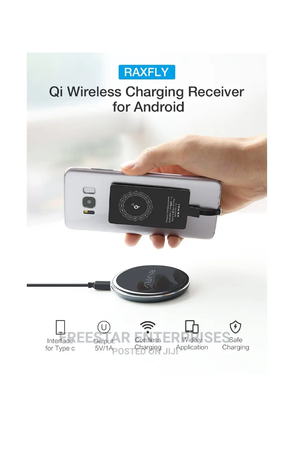 Wireless Charger Adapter. Charge Any Phone Wireless.