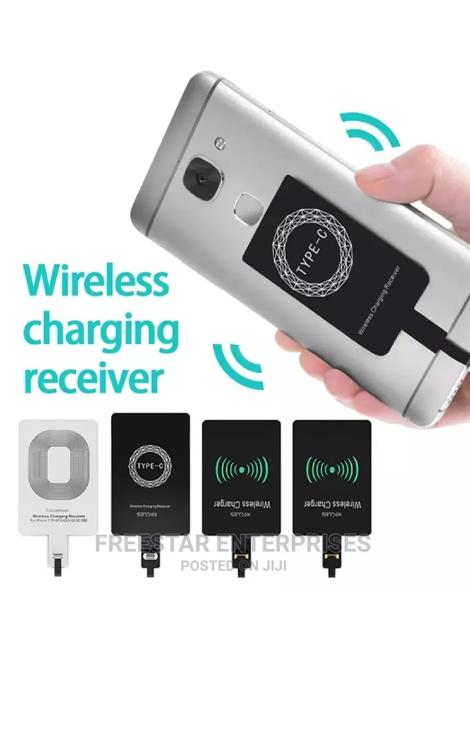 Wireless Charger Adapter. Charge Any Phone Wireless.