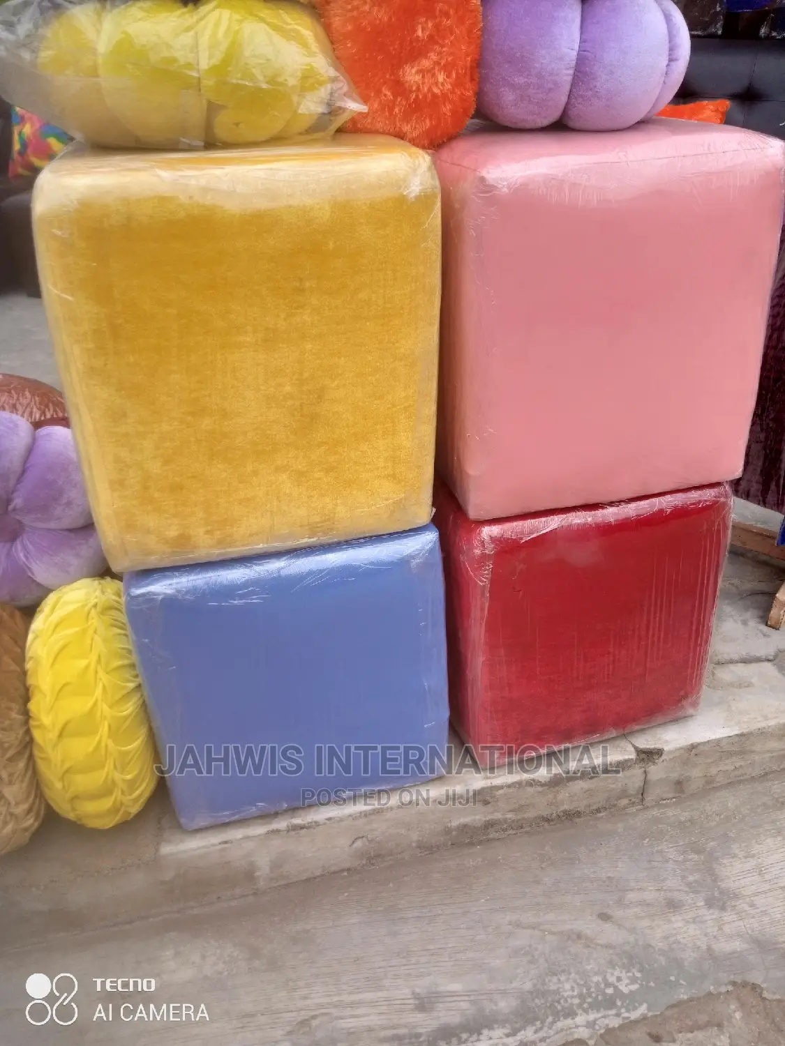 Beaitiful Brand New Poufs