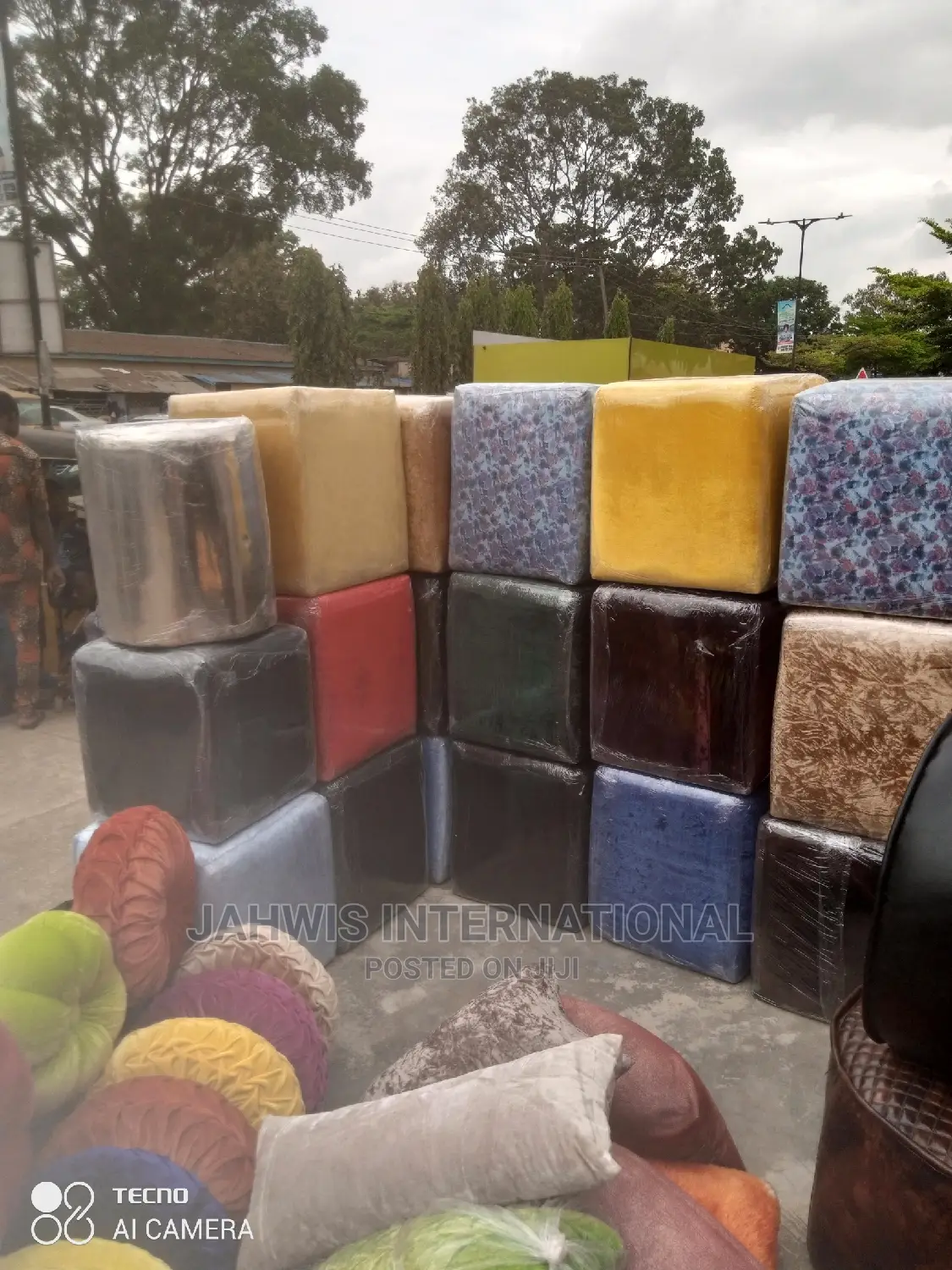 Beaitiful Brand New Poufs