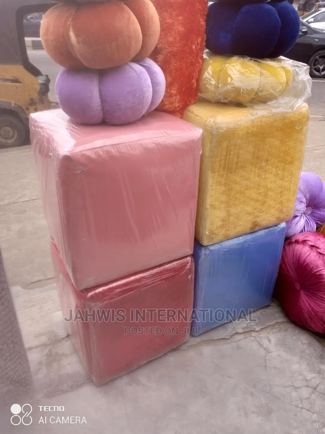 Beaitiful Brand New Poufs
