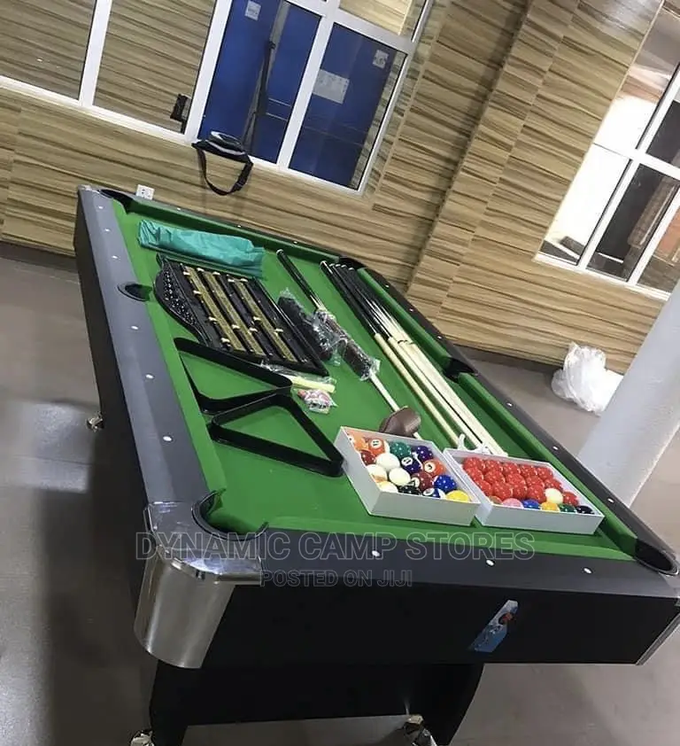 7ft Original Snooker Pool Table With Complete Accessories