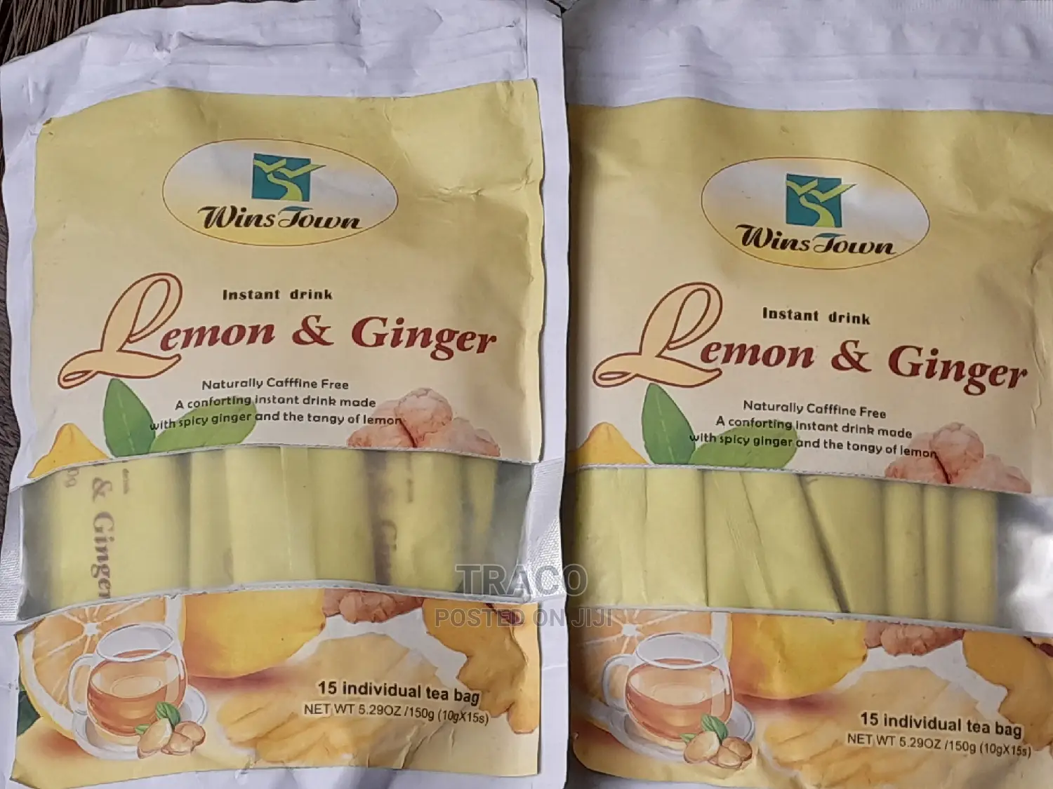 Winstown Instant Lemon Ginger Tea -15 Bags