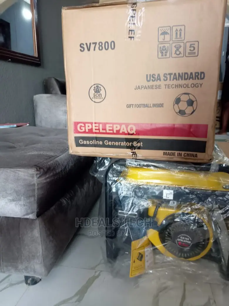Elepaq Sv7800 Manual Start 4.5kva Gasoline Generator.
