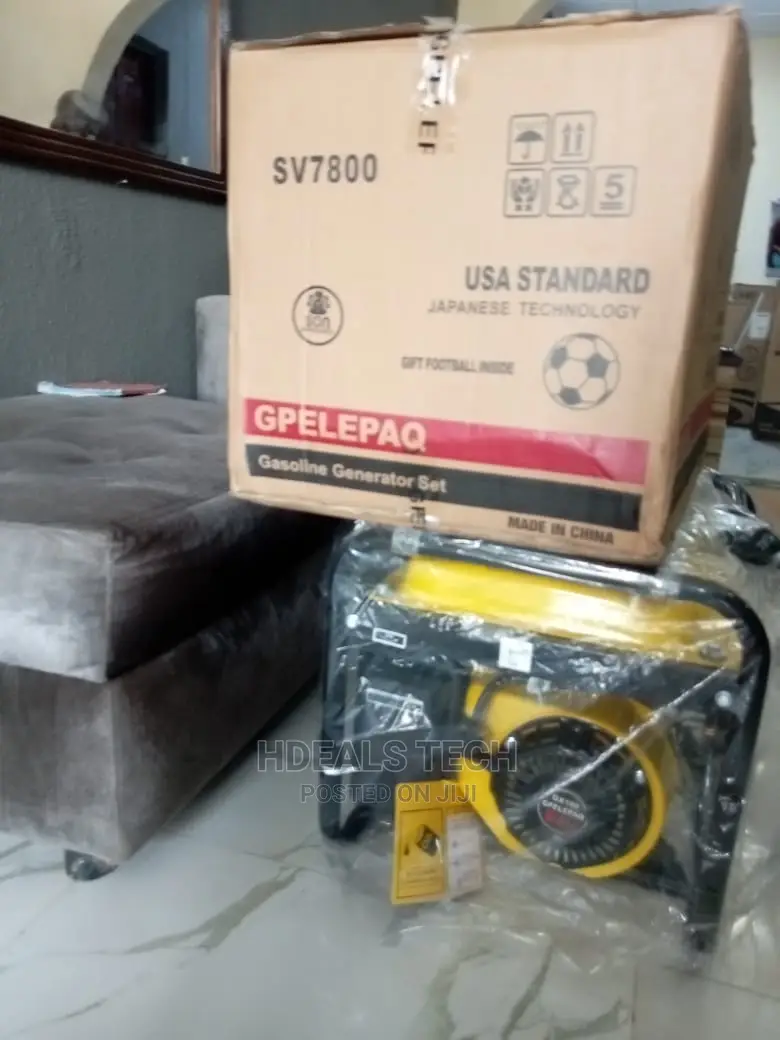 Original Sv7800 Elepaq Generator 4.5kva Brand New