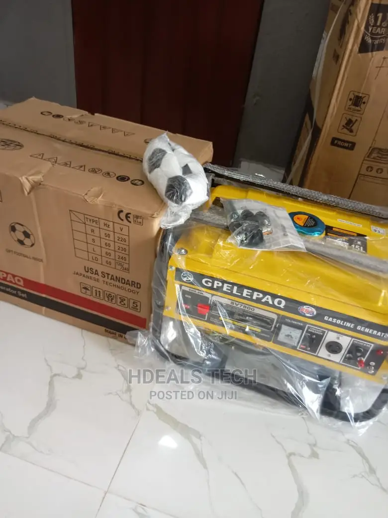 Elepaq 4.5kva Less Noisegasoline Generator.
