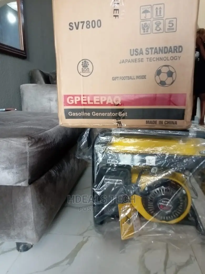 Elepaq 4.5kva Less Noisegasoline Generator.