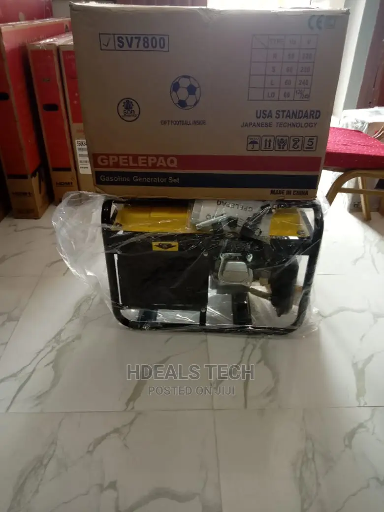 Sv7800 Elepaq Manual Generator Brand New 4.5kva