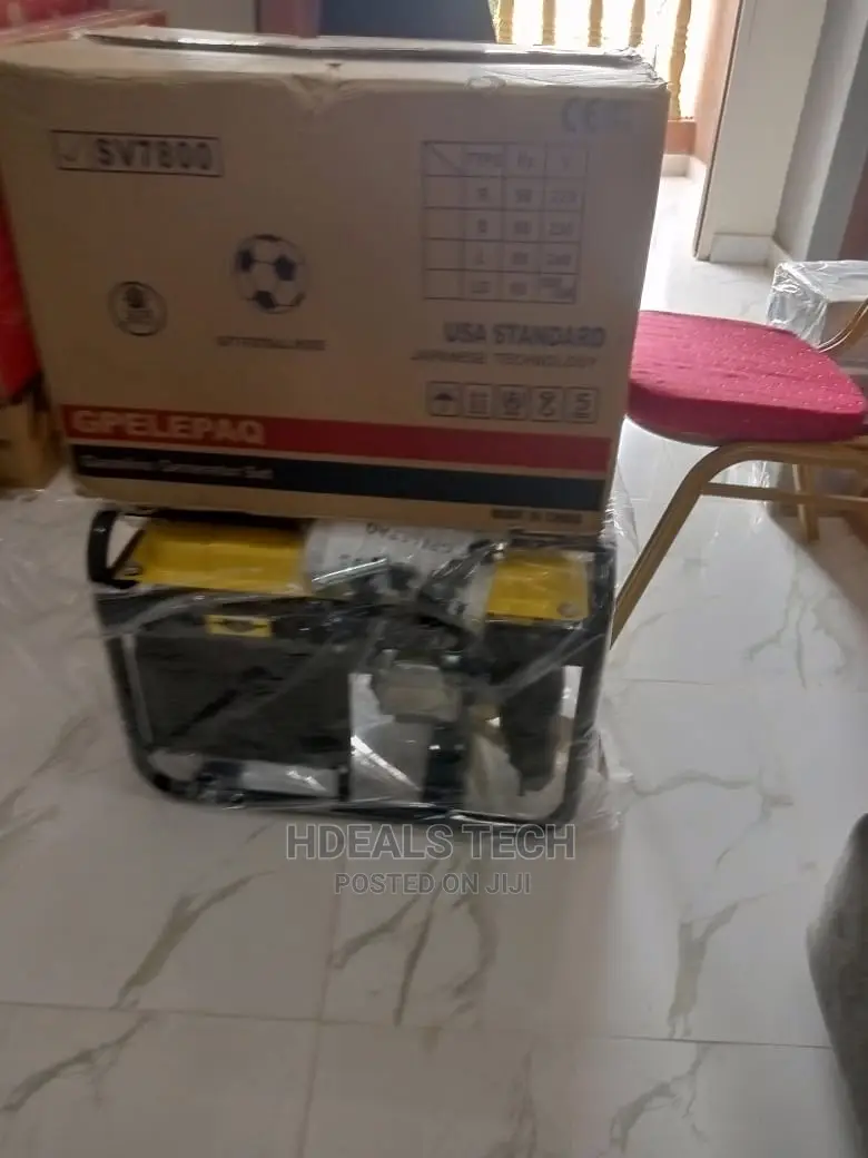 Elepaq Sv7800 4.5kva Manual Starting Gasoline Generator.