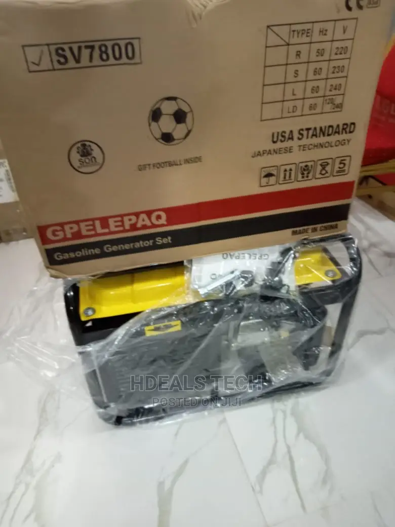Elepaq 4.5kva Sv7800 Manual Starting Generator.