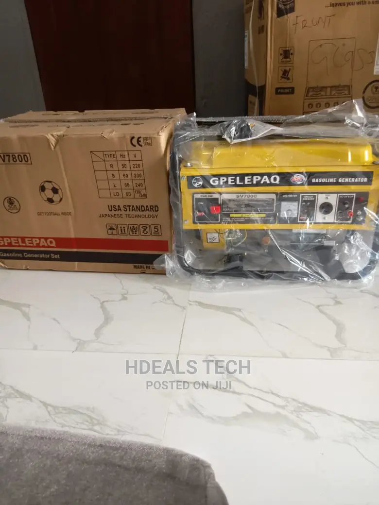Elepaq 4.5kva Sv7800 Manual Starting Generator.