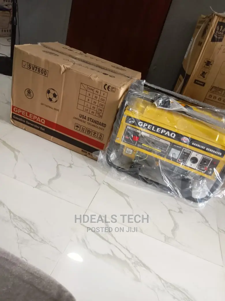 Brand New Elepaq 4.5kva Sv7800 Manual Generator