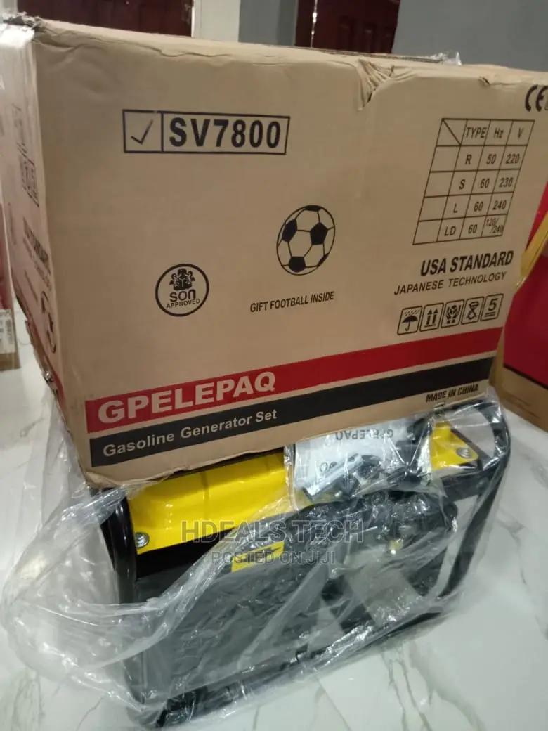 Brand New Elepaq 4.5kva Sv7800 Manual Generator