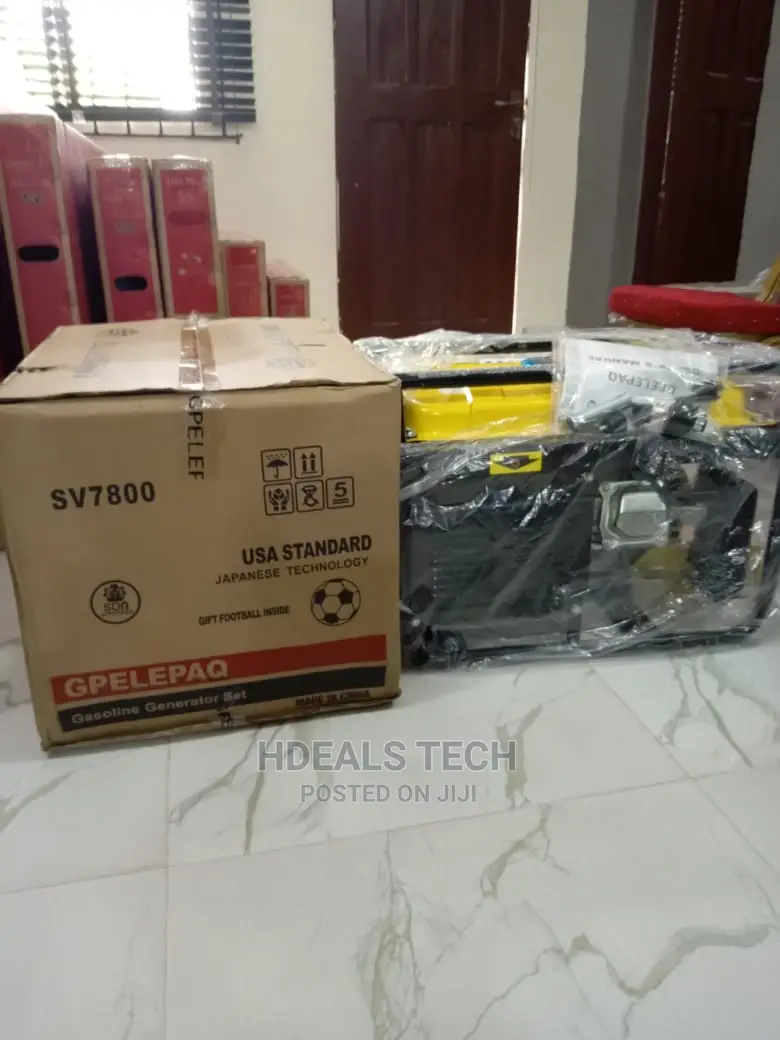 Elepaq Sv7800 4.5kva (Low Noise) Manual Gasoline Generator