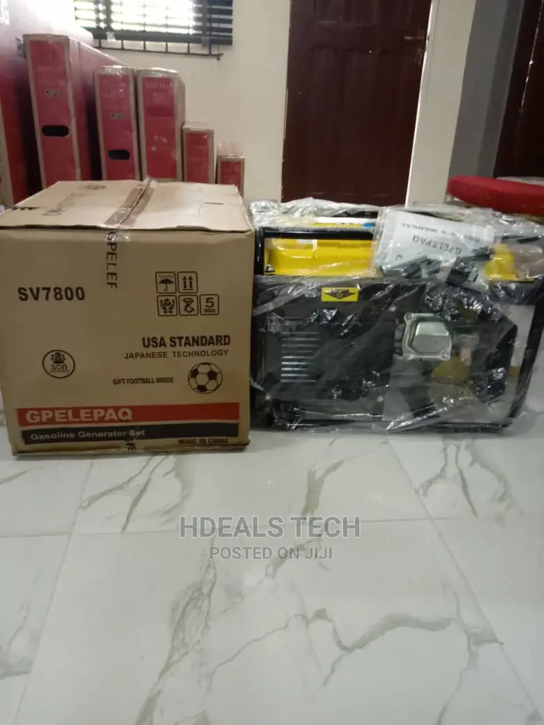Less Noise 4.5kva Elepaq Manual Generator Sv7800