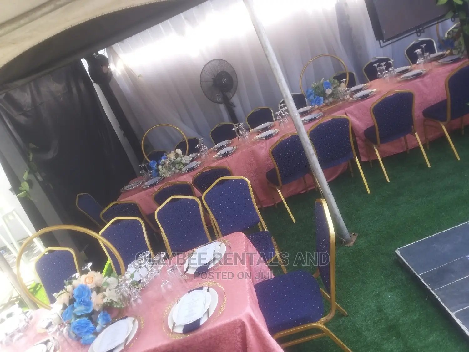 Banquet Chairs(Blue/Red) Available for Rent