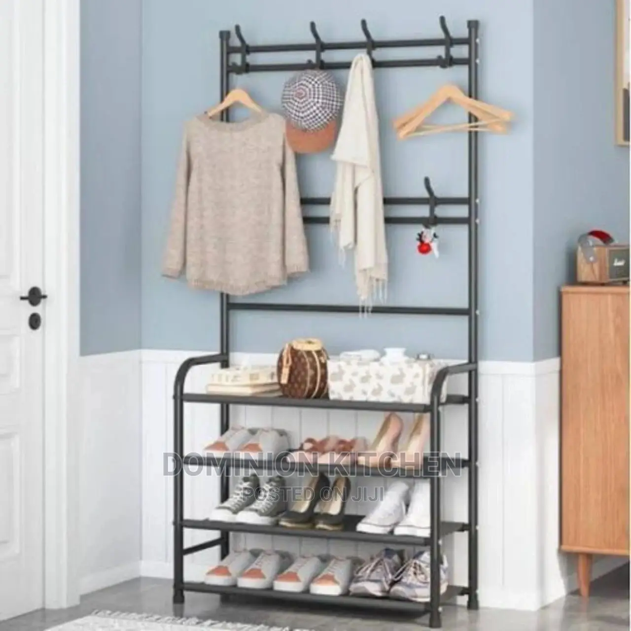 Clothes,Hat,Bag,Cap, and Shoe Rack