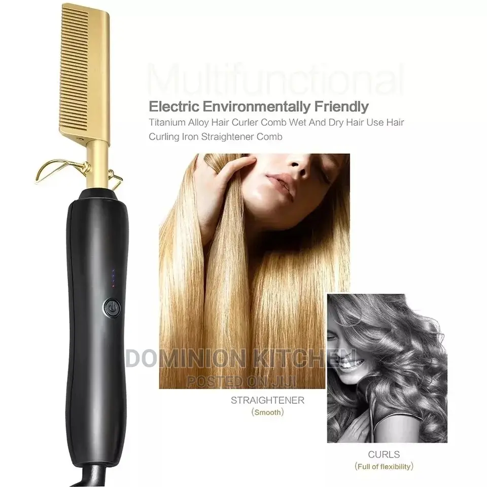 Electric Hot Hair Straightener/Comb