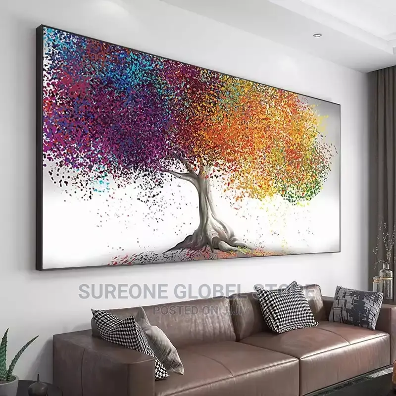 Tree Wall Art Painting Abstract Balloon Dog