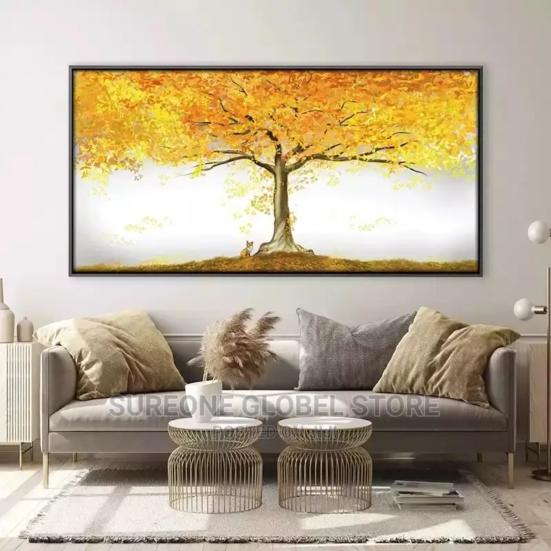 Tree Wall Art Painting Abstract Balloon Dog