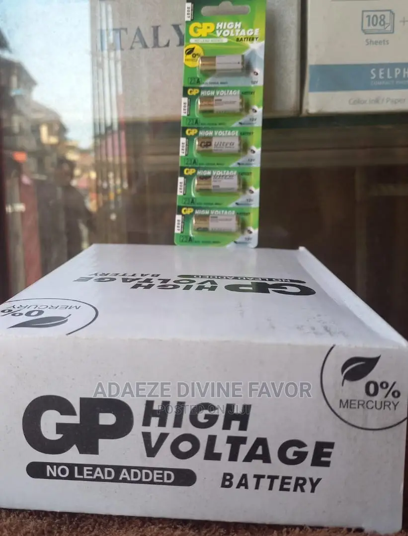 New 0% Mercury No Lead GP High Voltage Battery