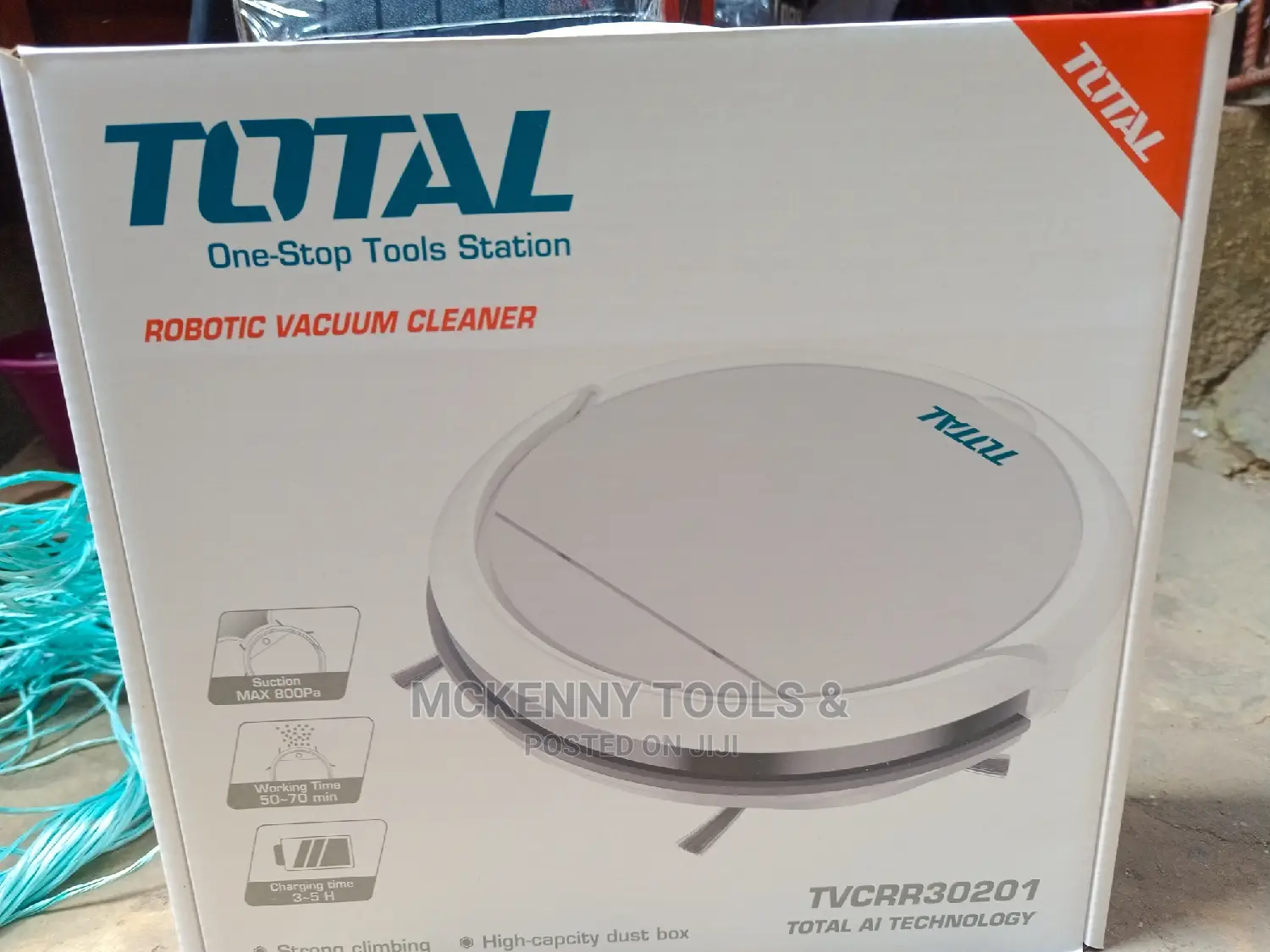 Total Smart Robotic Vacuum Cleaner Tvcrr 30201 Item 5486