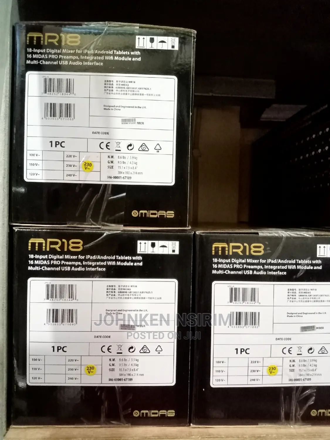 Original Midas Ml 32 Stage Box