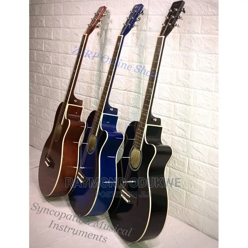 Electric Acoustic Guitar With Cromatic Tuner