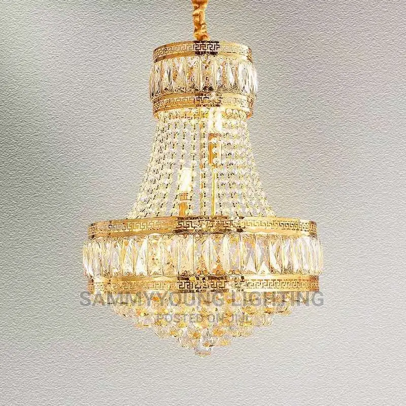 Luxury Modern Quality Crystal Gold Chandelier Crystal