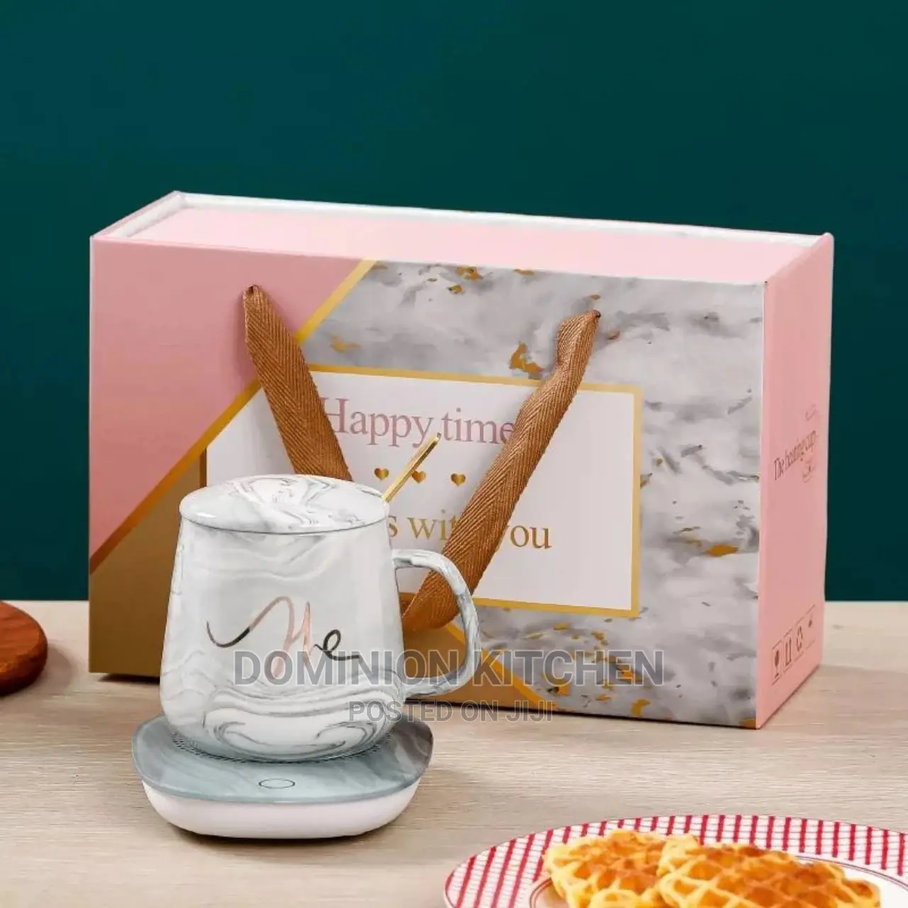 Portable Souvenir Gifts Heating Mug and Pad