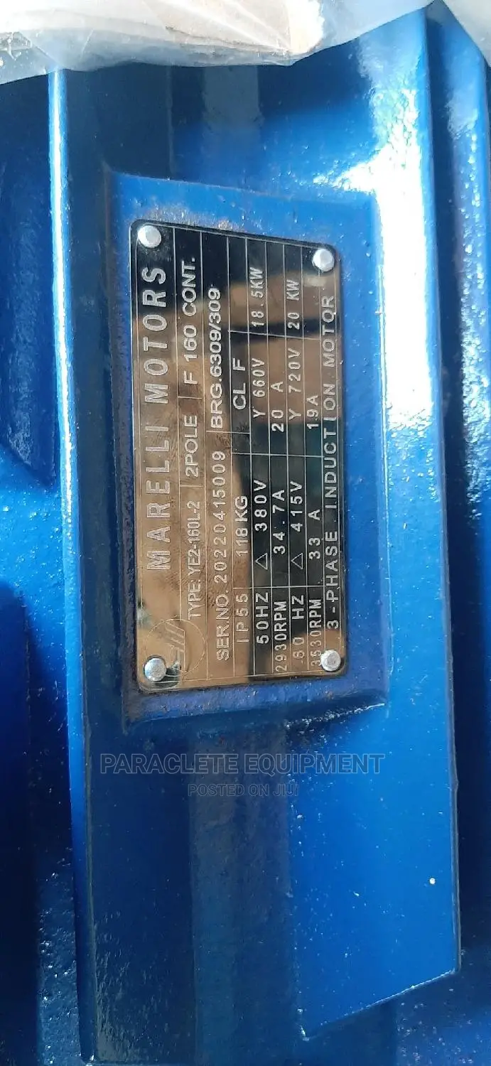 18.5kw Marelli Induction A.C Motor.